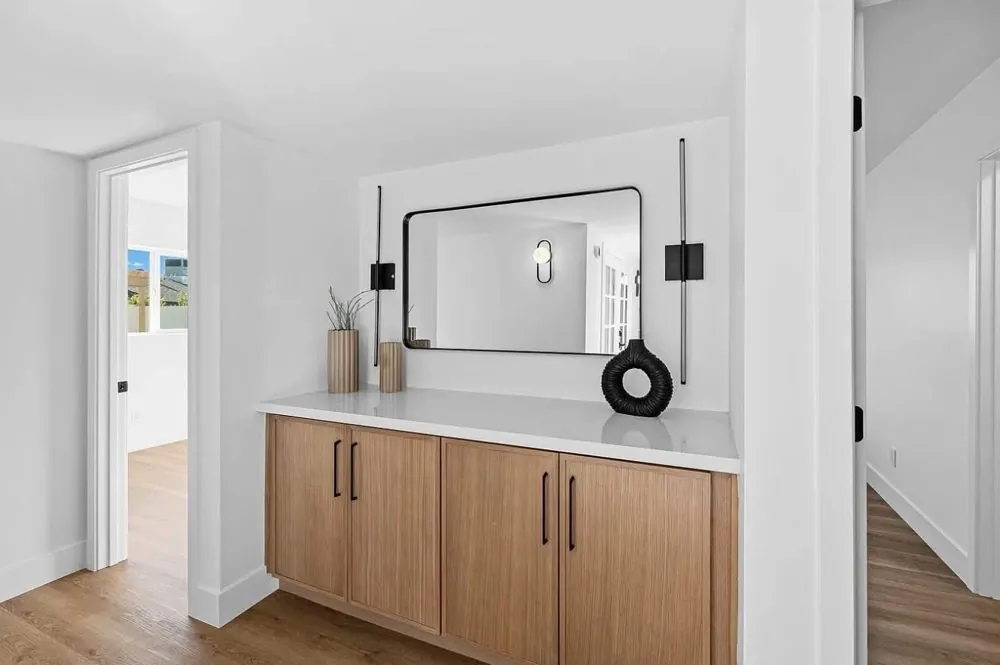 Custom built-in cabinetry and finish work